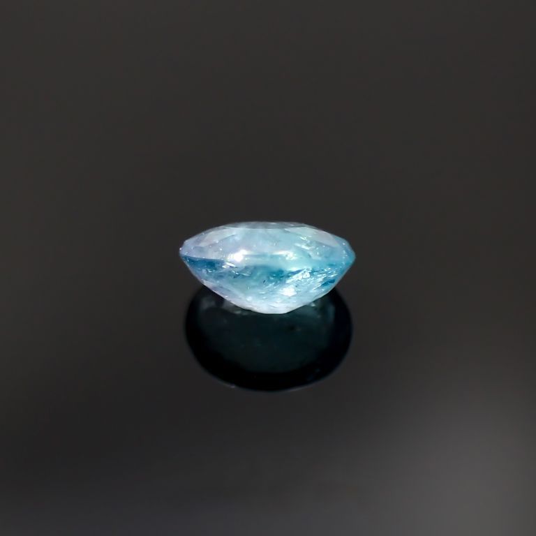 バイカラーパライバトルマリン 非加熱 ブラジル・バターリャ鉱山産 0.26ct[230220470]4.6x3.6mm前後