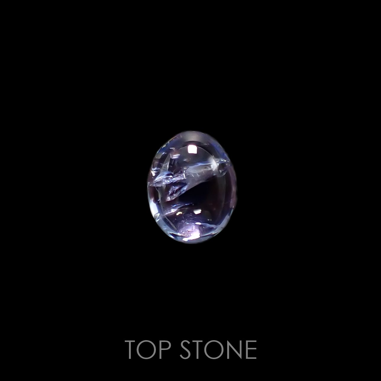 バイカラータンザナイト(宝石名バイカラー・ゾイサイト) タンザニア産 3.56ct 識別済[210812244]9.9×7.9mm前後