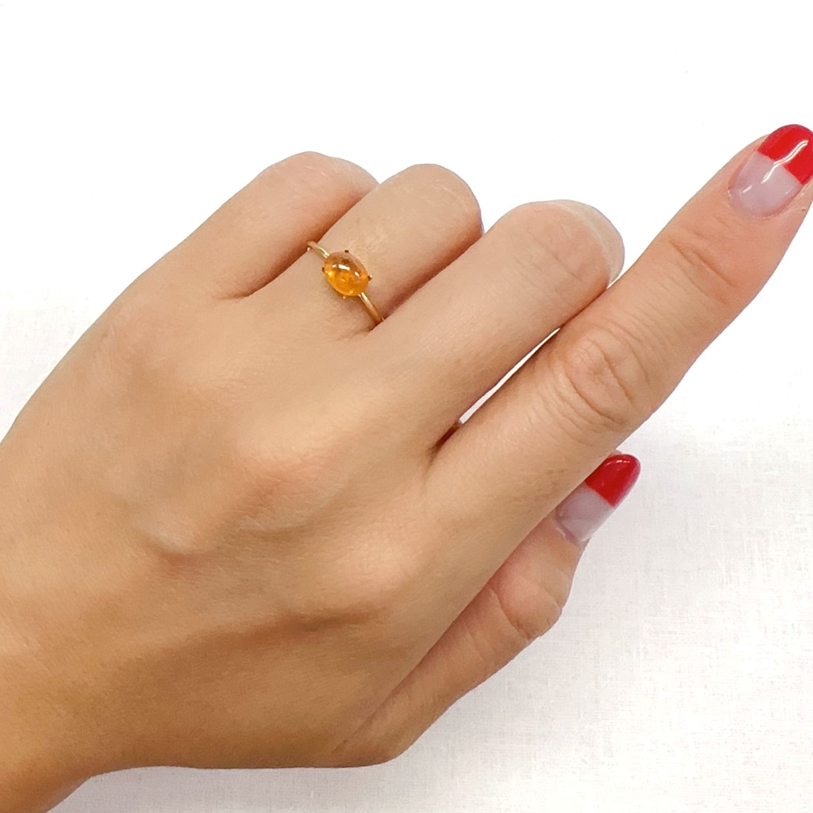 スペサルティンガーネット タンザニア産 1.30ct[230923319]7.2x5.3mm前後