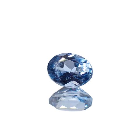 タトゥーアクアマリン ブラジル・ミナスジェライス州タトゥー鉱山産 0.19ct[240627944]4.2x3.1mm前後