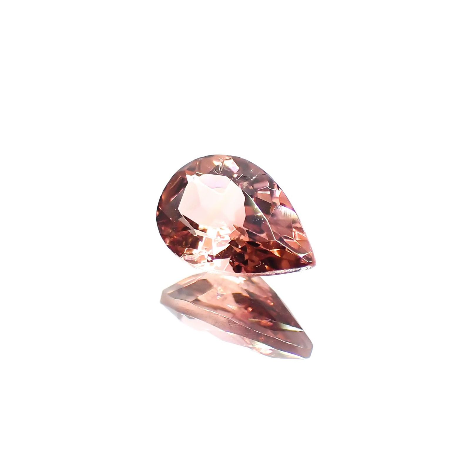 バイカラートルマリン(宝石名バイカラー・トルマリン) コンゴ民主共和国産 1.12ct 識別済[211013605]8.9×5.9mm前後