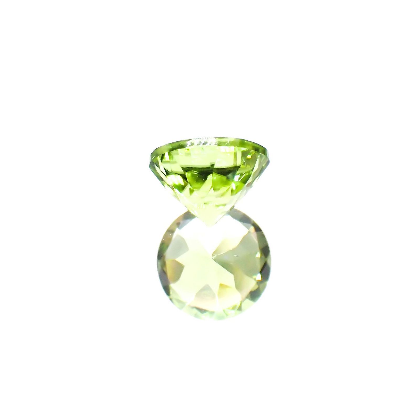 ペリドット(宝石名ペリドット) パキスタン産 識別済 1.43ct / 6.9x6.9mm前後 [260713084]