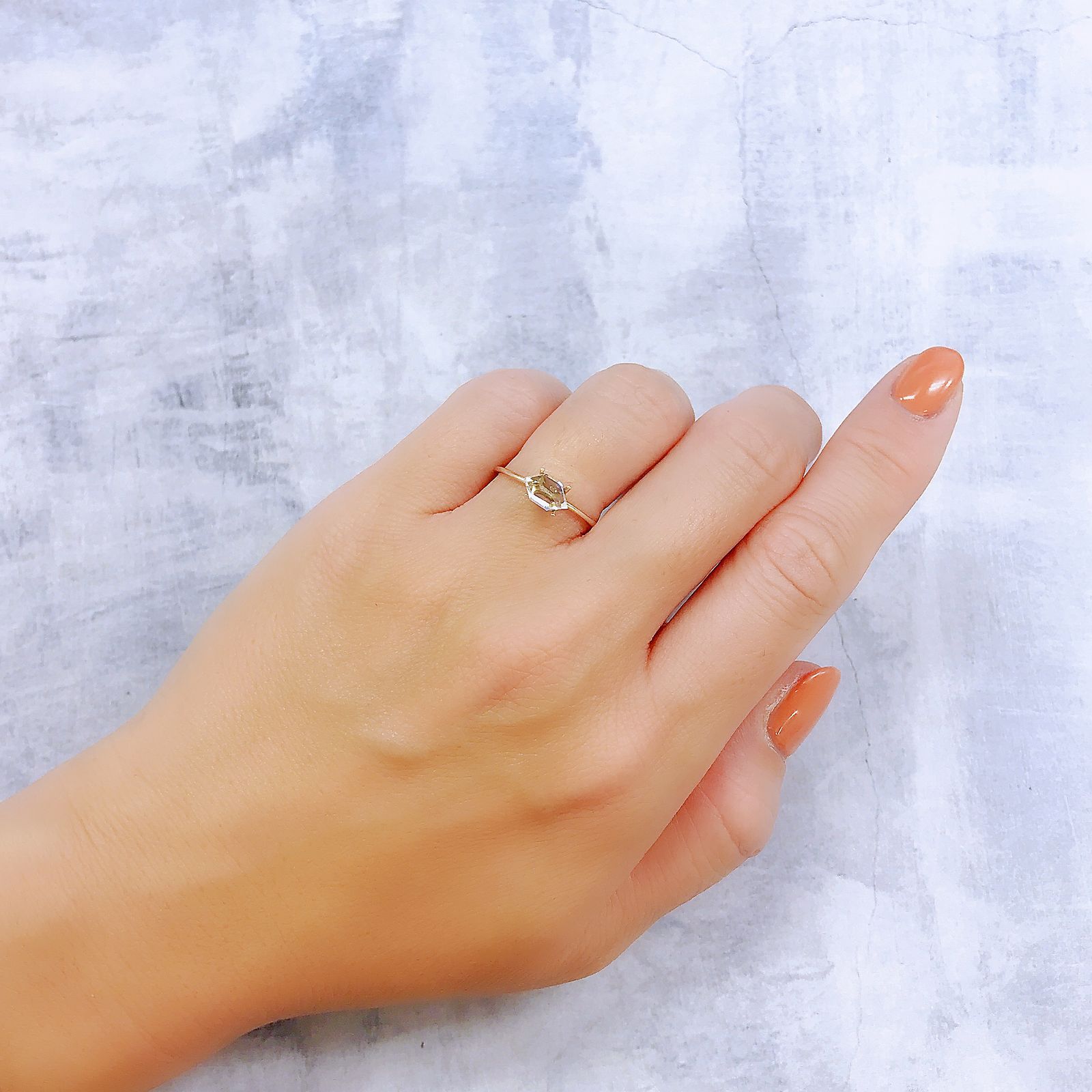 ◇カスタムカット◇オイルインクォーツ パキスタン産 0.73ct[221018538]7.7x4.6mm前後