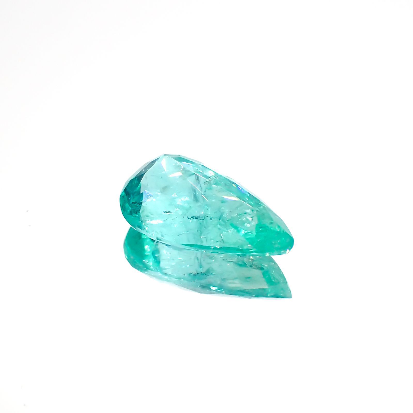 パライバトルマリン モザンビーク産 1.71ct[19111759]10.8×6.4mm前後
