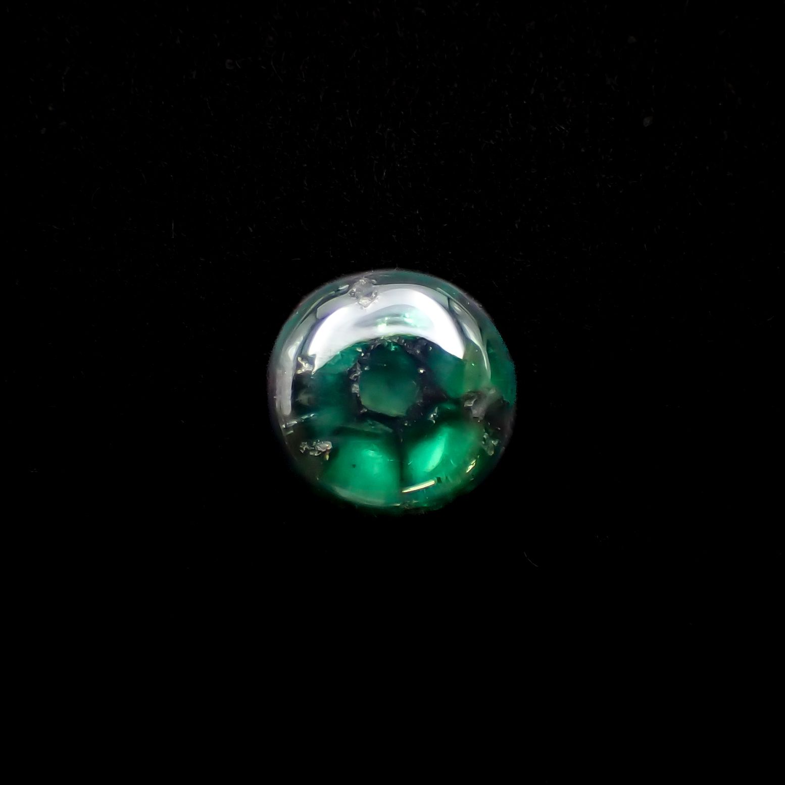 トラピッチェエメラルド コロンビア産 0.81ct[230722966]6.9x6.8mm前後