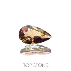 バイカラーアンダリュサイト(宝石名アンダリュサイト) スリランカ産 0.50ct 識別済[20117466]7.2×4.1mm前後