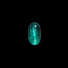 エメラルドキャッツアイ(宝石名エメラルド)コロンビア産 0.79ct 識別済[221018907]7.9x4.5mm前後