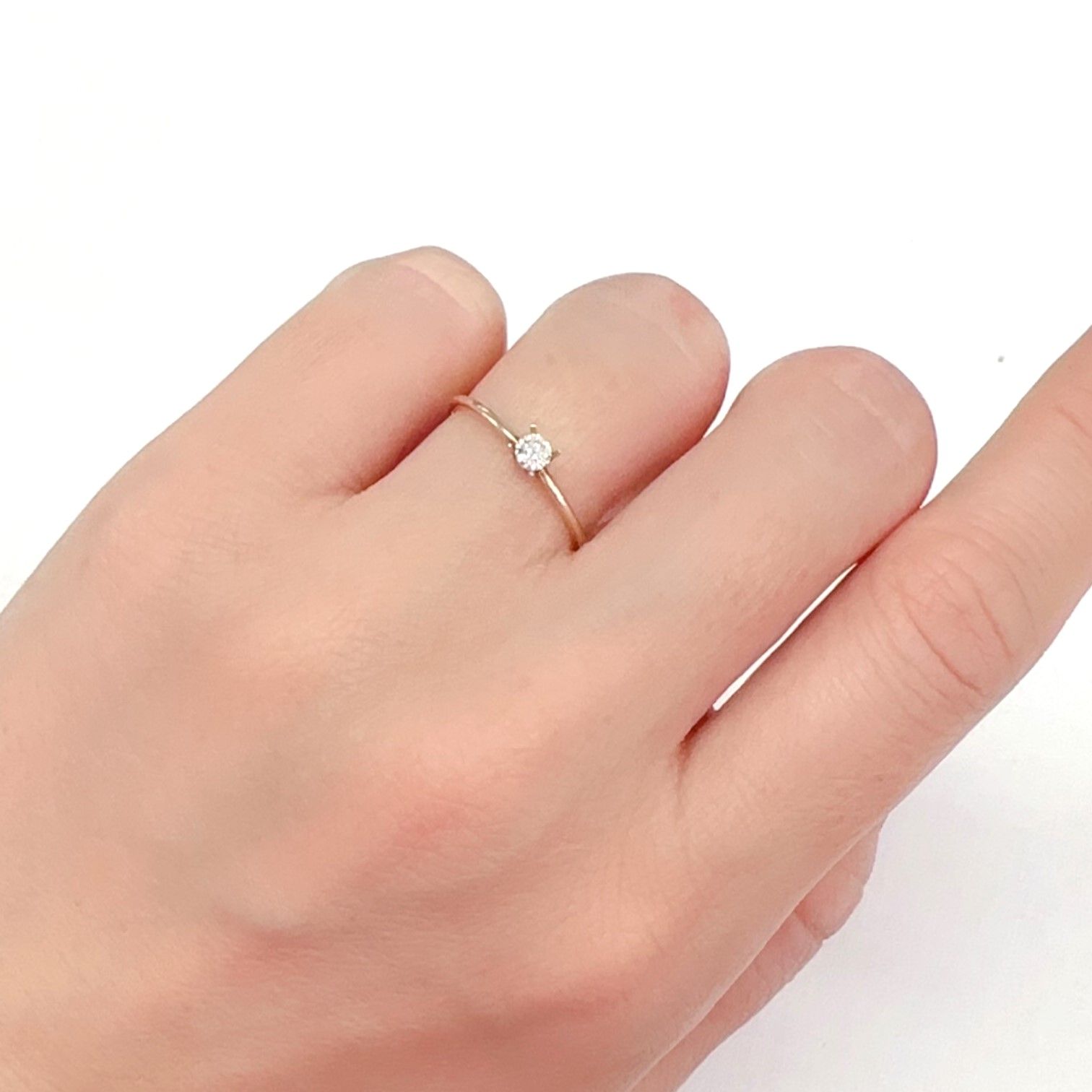 ライトイエローダイヤモンド TTLC/ I  0.11ct[240326888]2.9x2.9mm前後