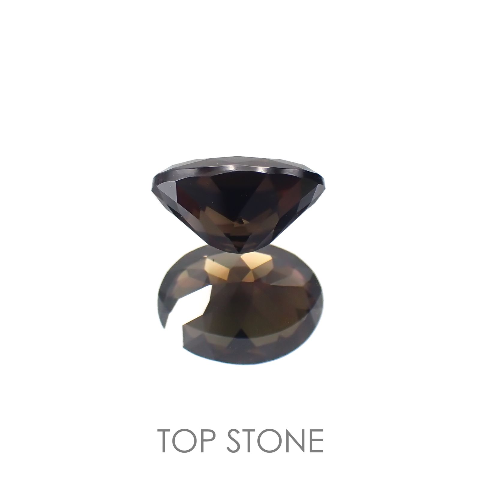 キャシテライト(宝石名キャシテライト)ボリビア産 2.982ct ソ付(彩珠)[221018673]8.1x6.1mm前後