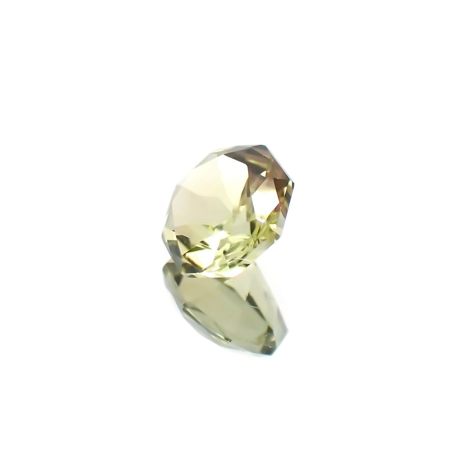 ◇オクタゴンカット◇グリーントルマリン(宝石名グリーン・トルマリン)ブラジル産 識別済 0.49ct / 5.1x5.1mm前後 [231124200]