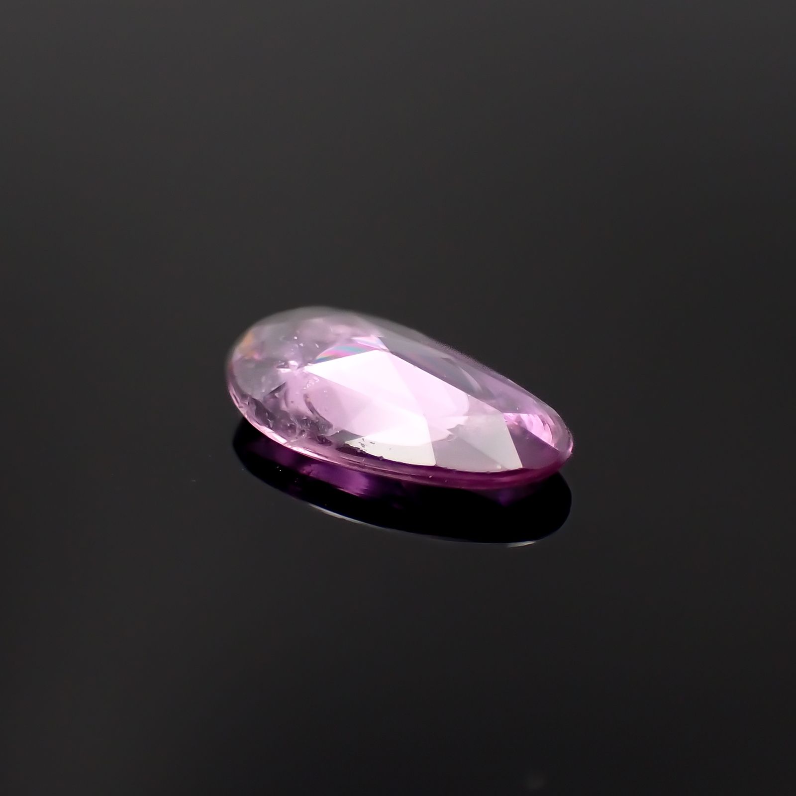 ◇ローズカット◇パープルピンクサファイア マダガスカル産 1.15ct[230722670]9.7x5.7mm前後
