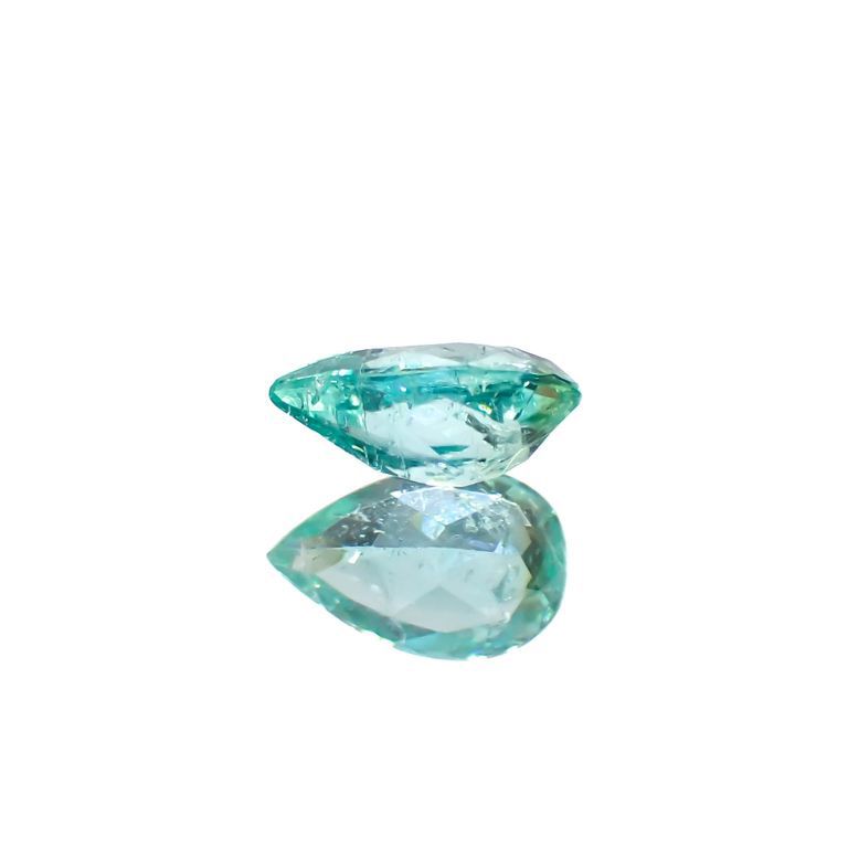 パライバトルマリン(宝石名トルマリン/別名パライバ・トルマリン)ブラジル・キントス鉱山産 0.23ct 識別済[221018837]5.3x3.4mm前後