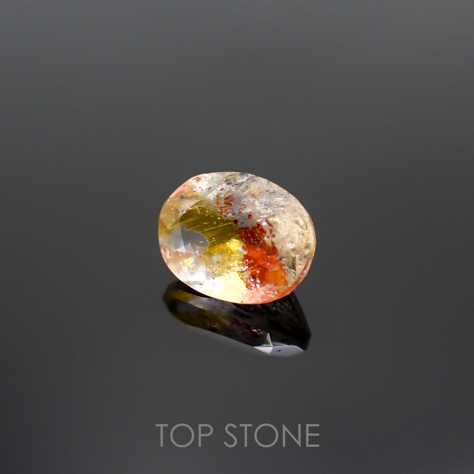 オーロラクォーツ ブラジル・ミナスジェライス産 1.32ct[220114383]8.1x6.2mm前後
