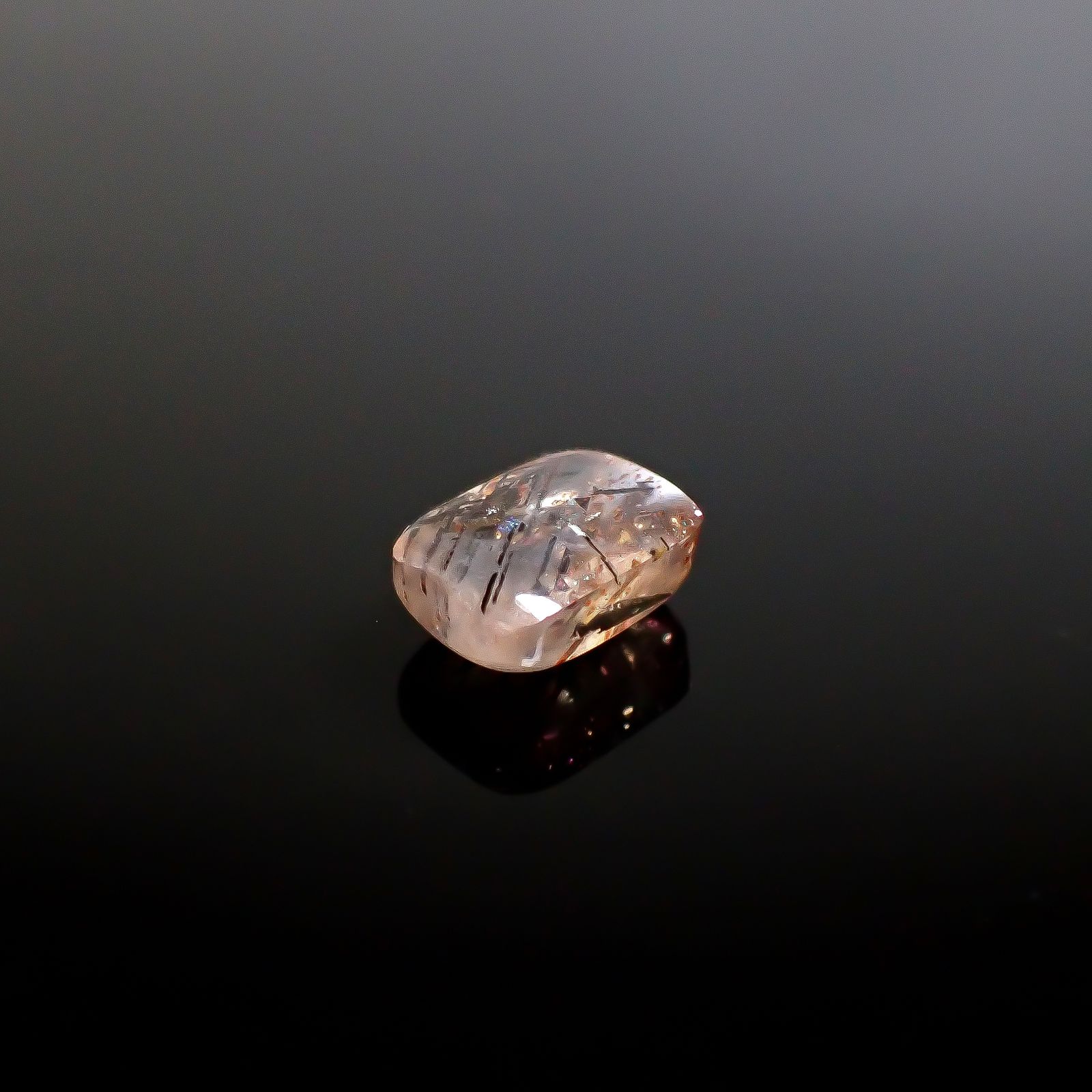 レインボーラティスサンストーン オーストラリア産 3.00ct [250730690]9.6x6.9mm前後