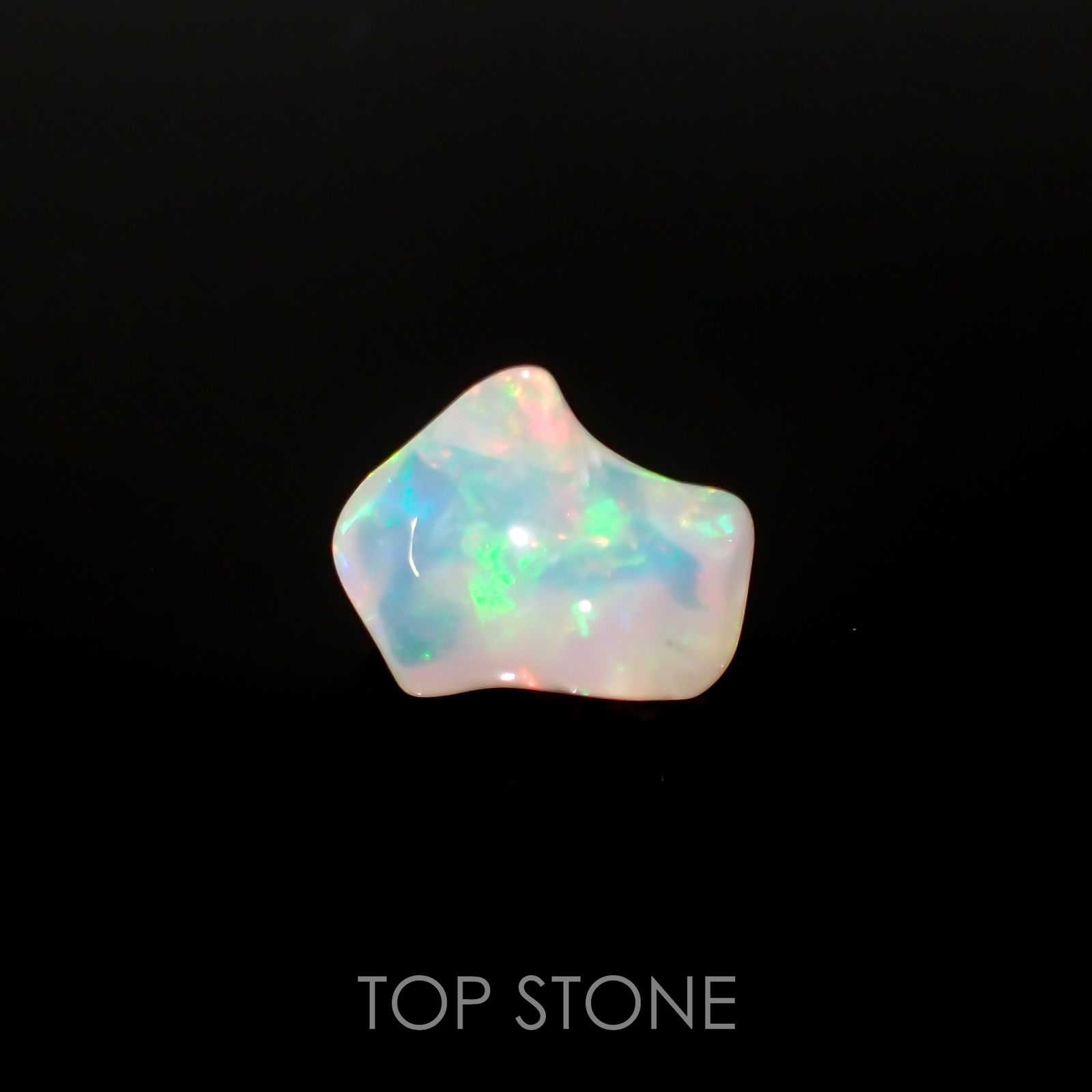 ◇バロック型◇エチオピアオパール(宝石名オパール) エチオピア産 3.61ct 識別済[210813173]13×10mm前後