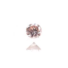ピンクダイヤモンド(宝石名ダイヤモンド) I-1 / FANCY LIGHT ORANGY PINK 0.044ct ソ付(CGL)[210812231]2.1×2.1mm前後