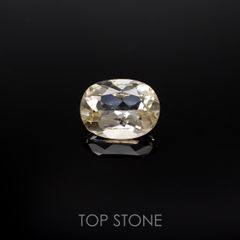 イエロースキャポライト(宝石名イエロー・スキャポライト)ブラジル・ミナスジェライス州産 1.48ct 識別済[220918019]8.6x6.5mm前後