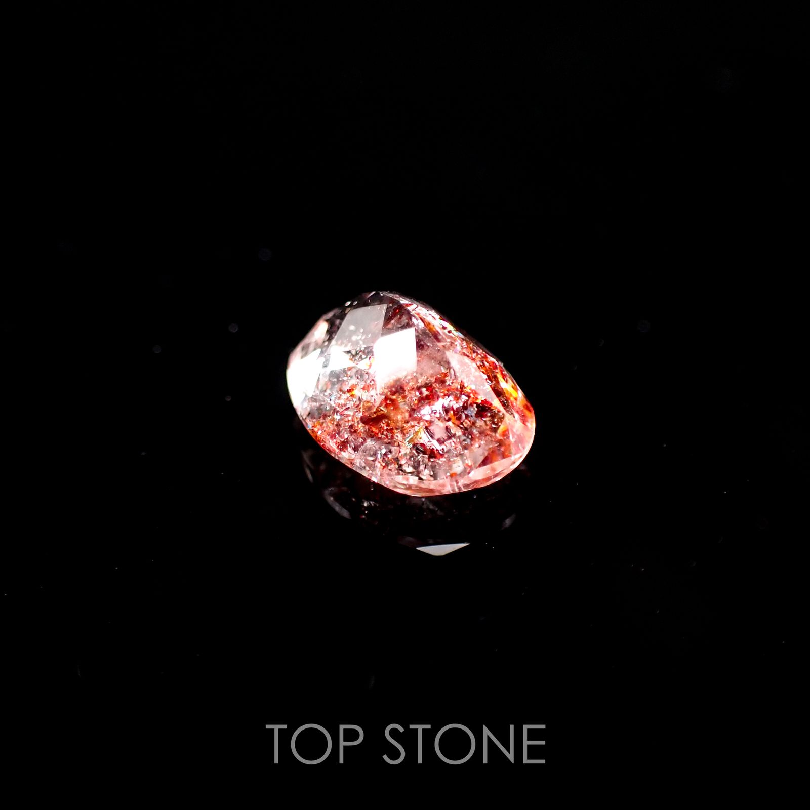 ファイヤークォーツ ナイジェリア産 ルース 1.82ct[210610714]9.3×6.9mm前後