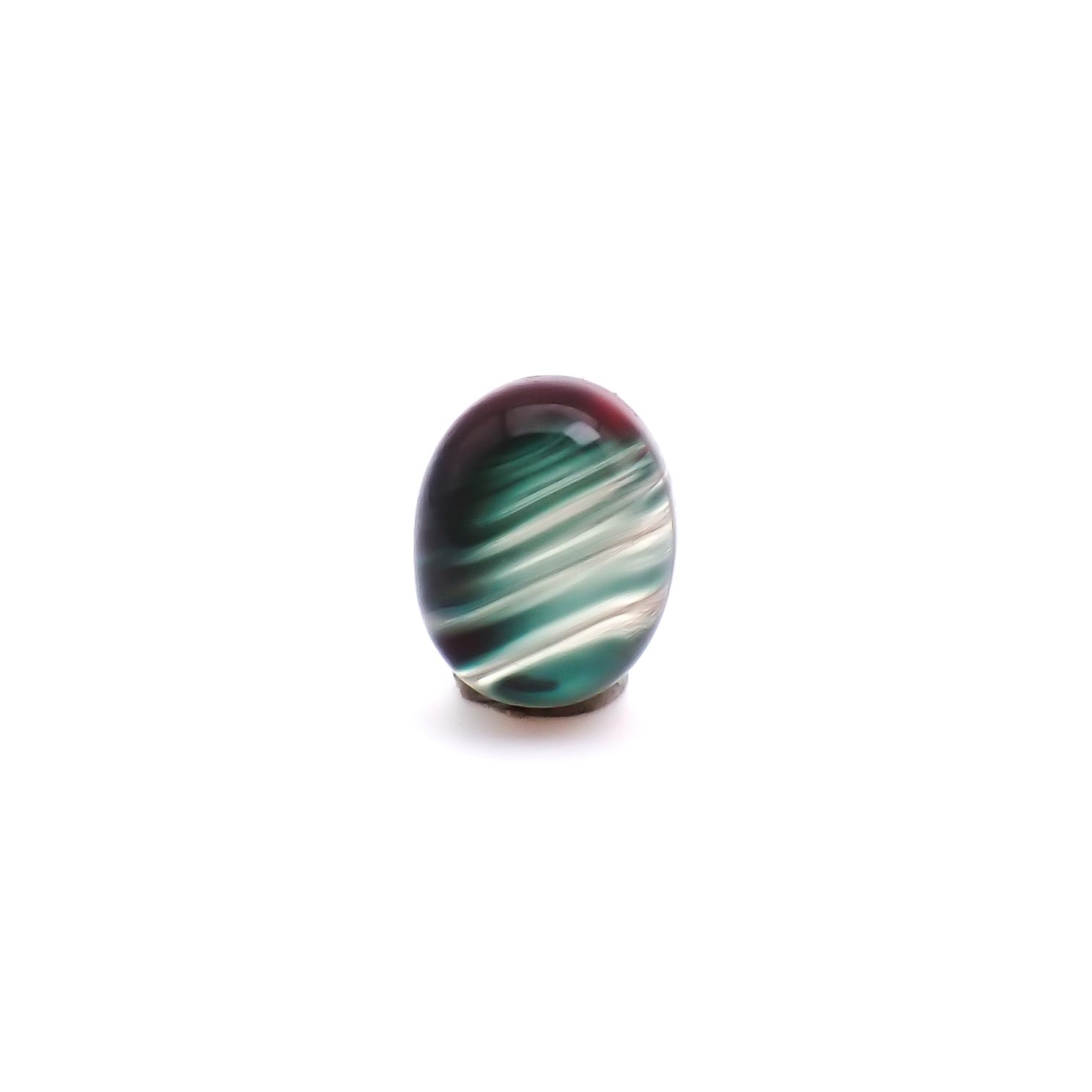 バイカラーアンデシン チベット産 3.77ct / 10.2x8.2mm前後 [260732571]