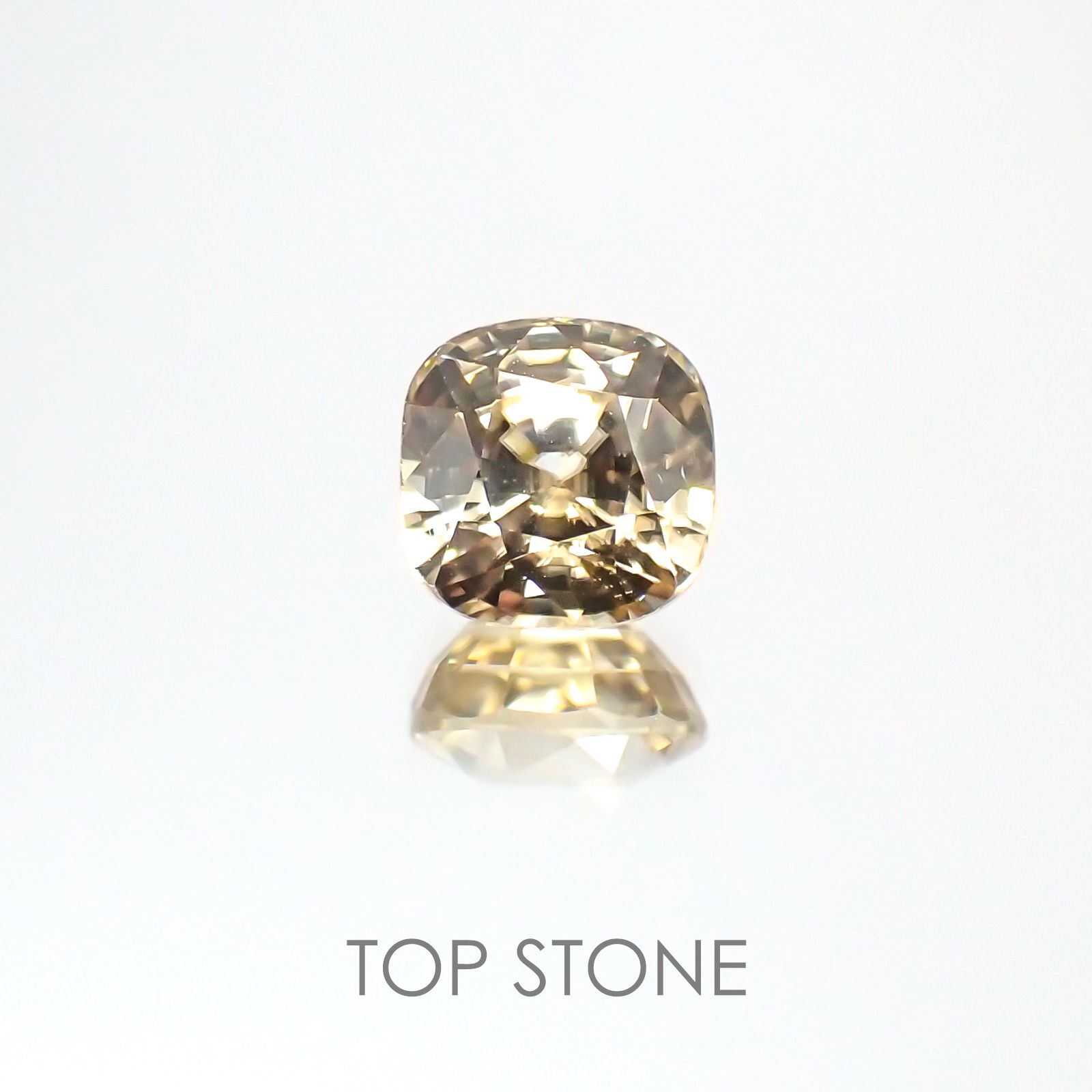イエロージルコン スリランカ・カンボジア産 ルース 1.95ct[21038240]6.3×6.3mm前後