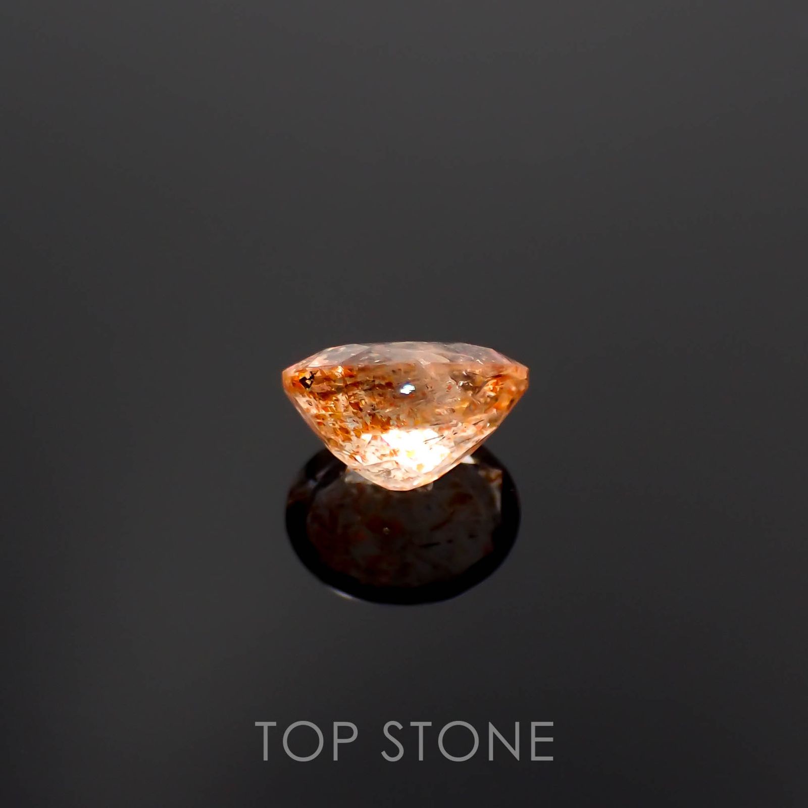 イリュージョンサンストーン タンザニア産 1.85ct[230120118]9x7.2mm前後