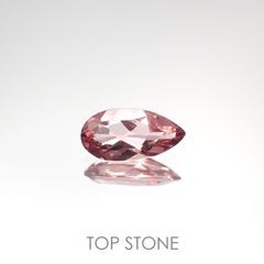 ピンクアパタイト(宝石名アパタイト) ブラジル産 0.99ct 識別済[210812459]9.5×4.9mm前後