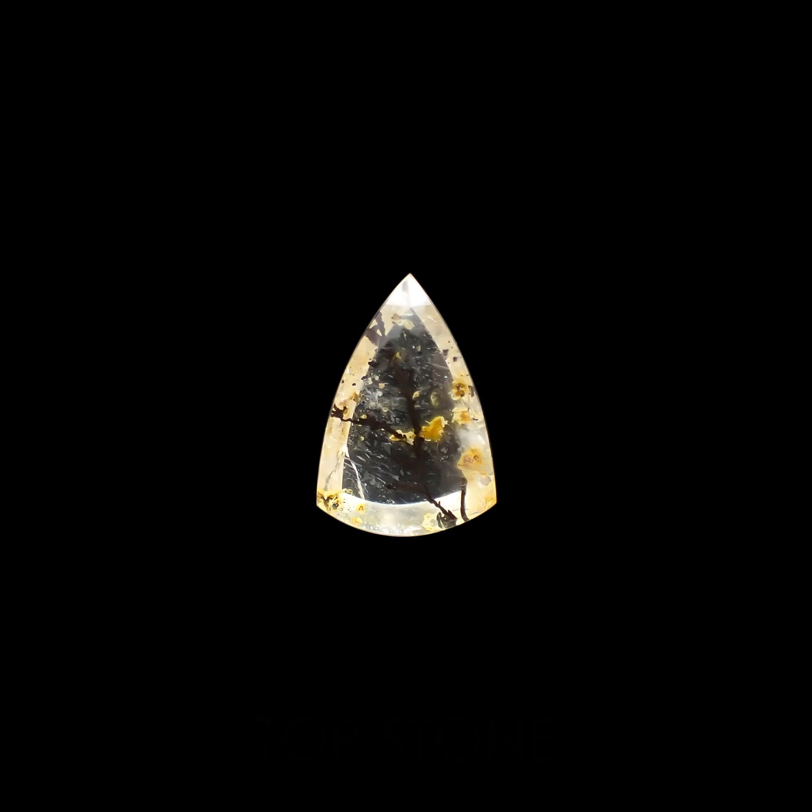 デンドリチッククォーツ ブラジル産 7.66ct[230321074]17.5x12.1mm前後