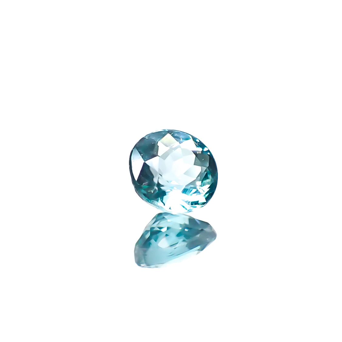 グランディディエライト(宝石名グランディディエライト)マダガスカル産 0.19ct 識別済[241229528]3.7x3.6mm前後