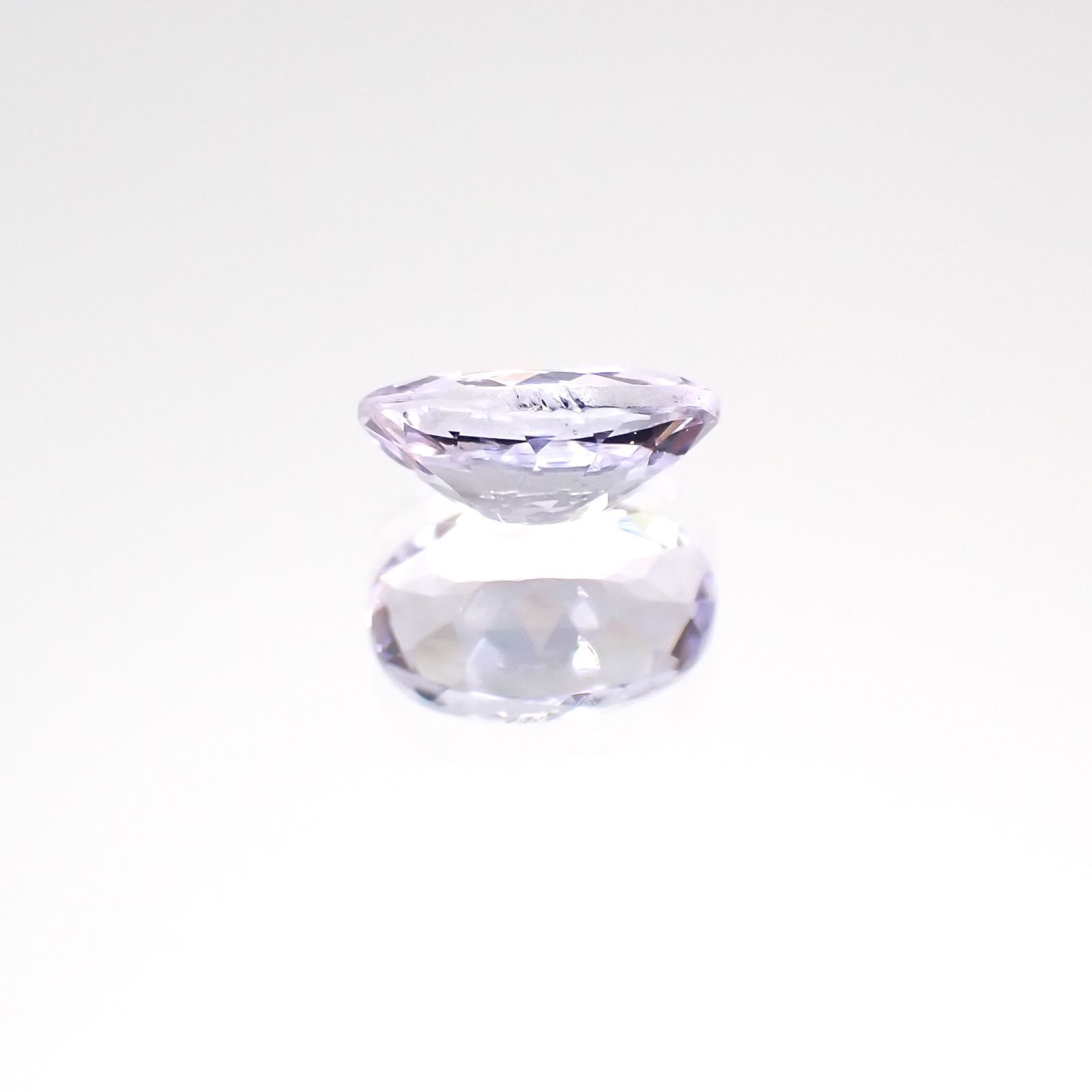 ラベンダーゾイサイト(宝石名ゾイサイト)タンザニア産 0.39ct 識別済[231124103]6x3.8mm前後