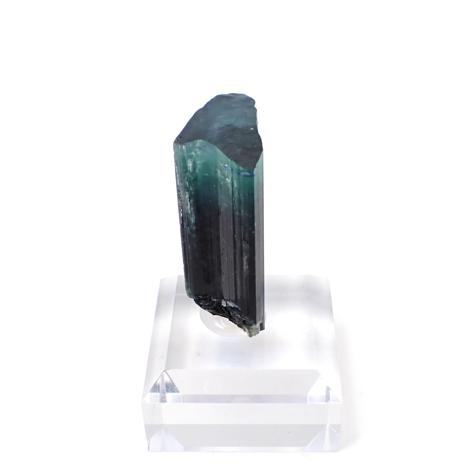 トルマリン柱状結晶原石 アフガニスタン・クナル州産 アクリル台座付き 132.24ct(26.44g) / 15.7x22.7x41.8mm前後 [260632366]