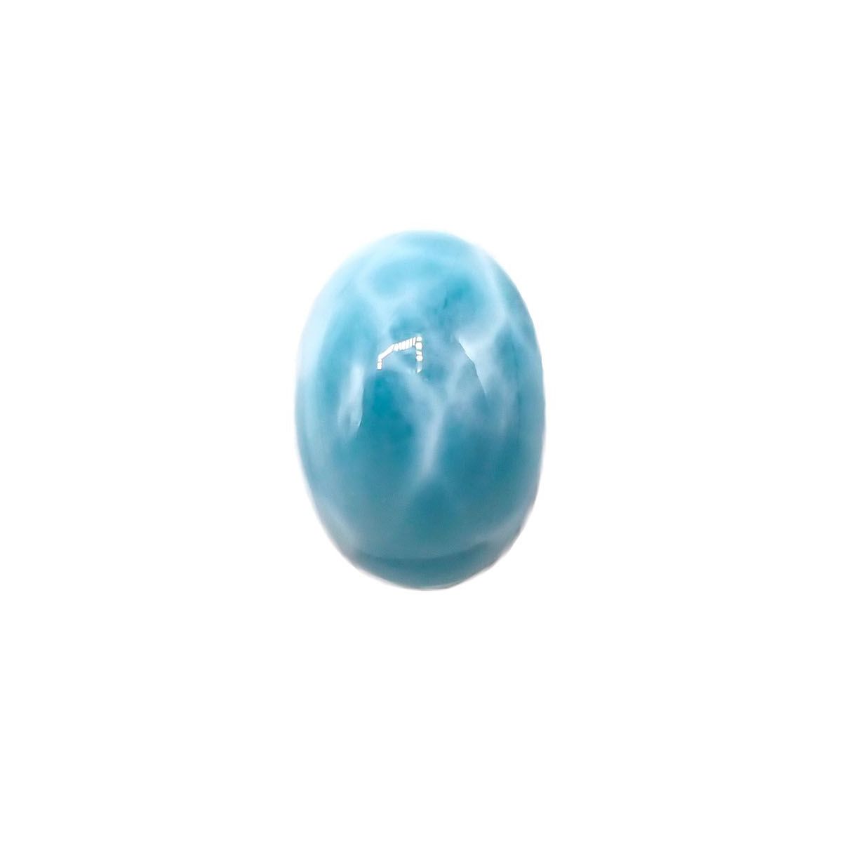 ラリマー(宝石名ブルー・ペクトライト)ドミニク共和国産 14.56ct 識別済[231023925]18x12.7mm前後