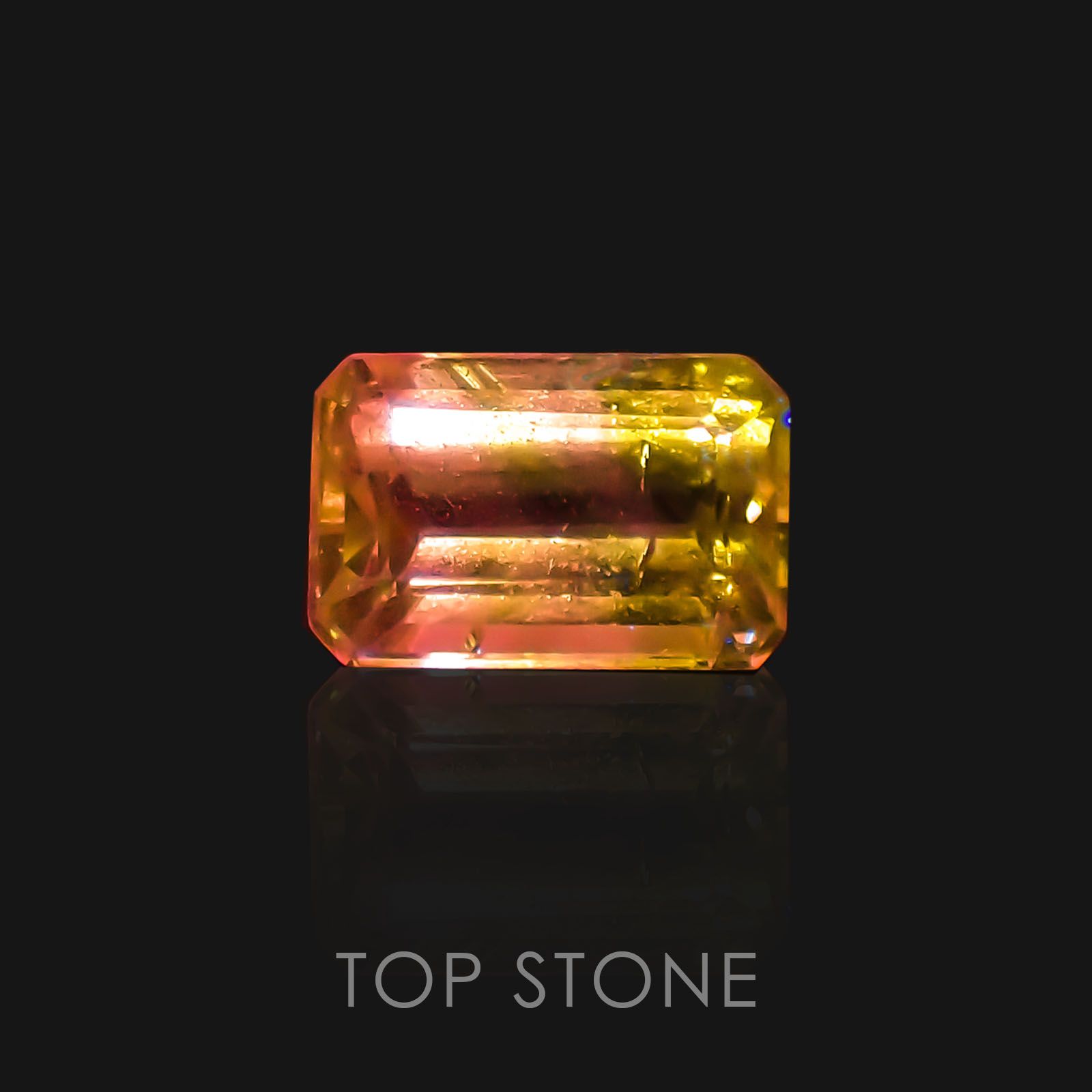 バイカラーツァボライト タンザニア産 ルース 1.22ct[20128486]7.1×4.7mm前後