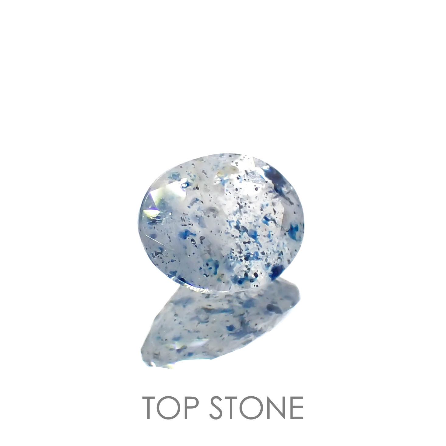 ラズライトインクォーツ アフガニスタン産 0.84ct[221219670]7.3x5.8mm前後
