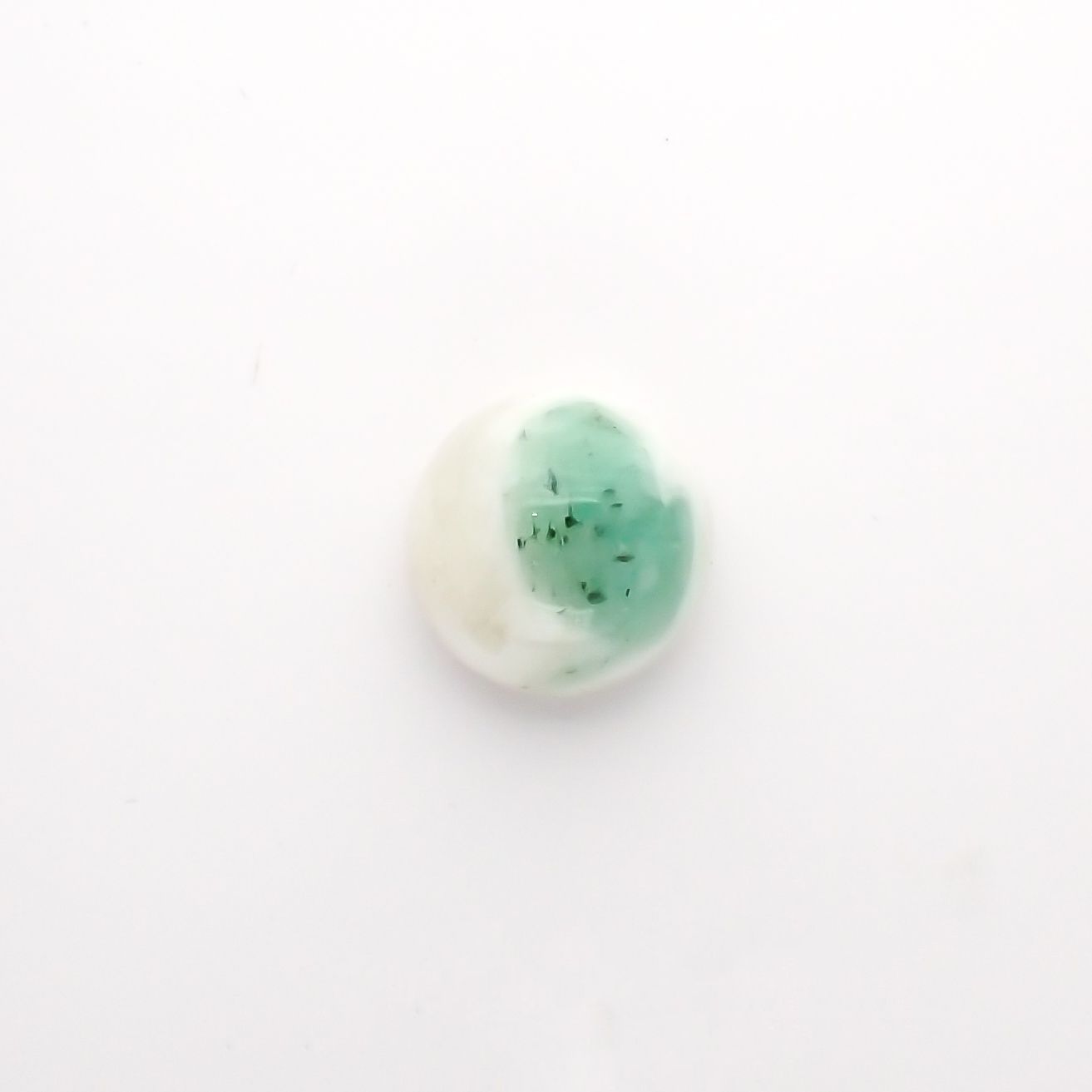 マトリックスエメラルド(エメラルドインクォーツ/フェルドスパー) ブラジル産 5.16ct[210812271]11×10.9mm前後