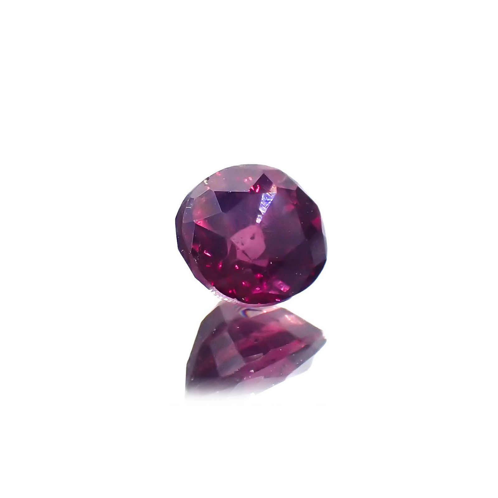 パープルサファイア パキスタン・カシミール産 0.90ct / 5.6x4.9mm前後 [251019865]