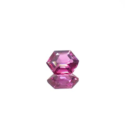 ◇ヘキサゴンカット◇ルビー 非加熱 モザンビーク産 0.12ct[240427103]3x3mm前後