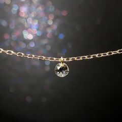 ◇La terre(ラ・テール)◇K18ダイヤモンドチャーム TTLC/SI(宝石名ダイアモンド) 0.089ct 識別済[220515747]2.5x2.5mm前後