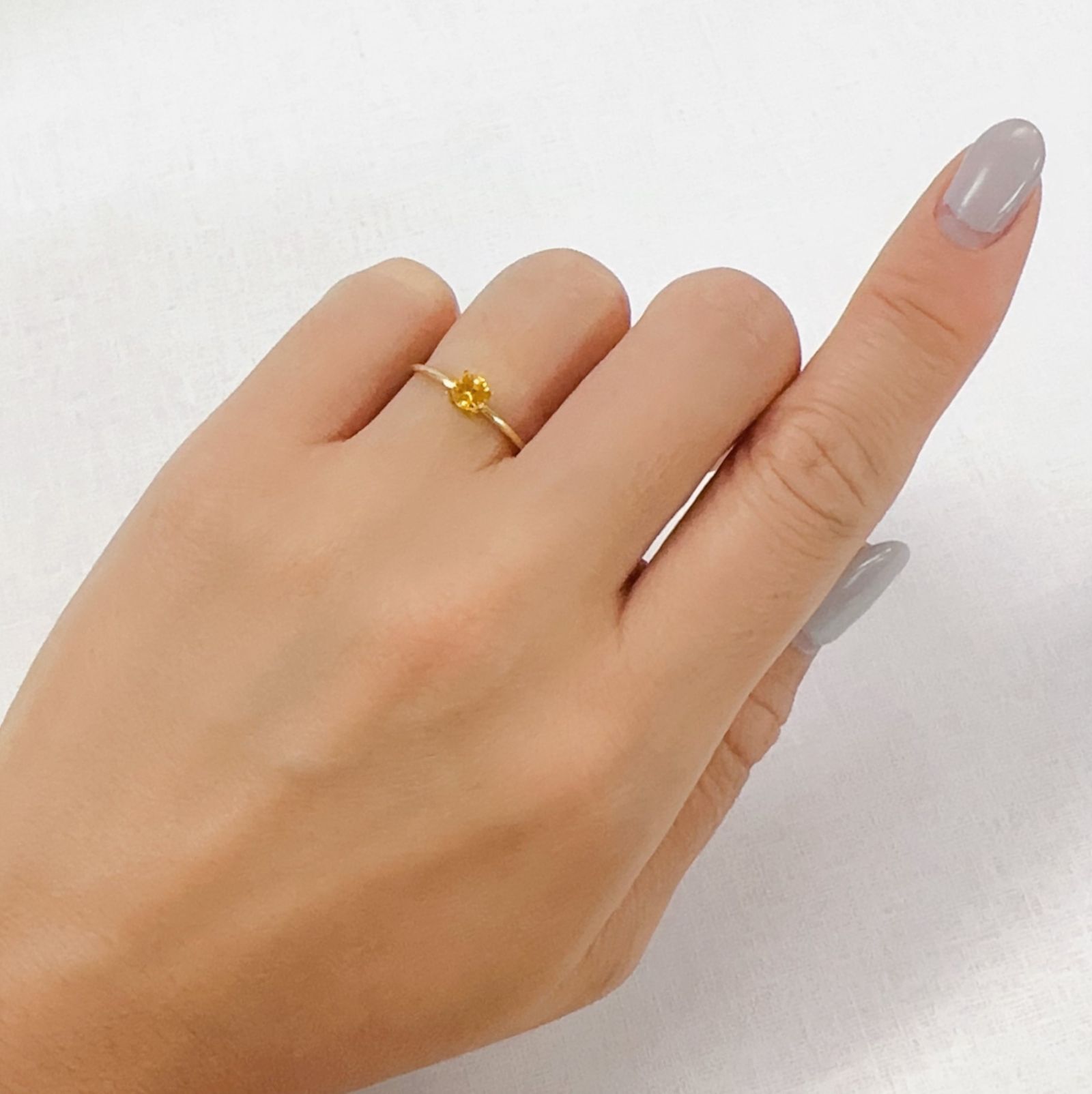 スペサルティンガーネット ナイジェリア産 0.32ct[230923374]3.8x3.8mm前後