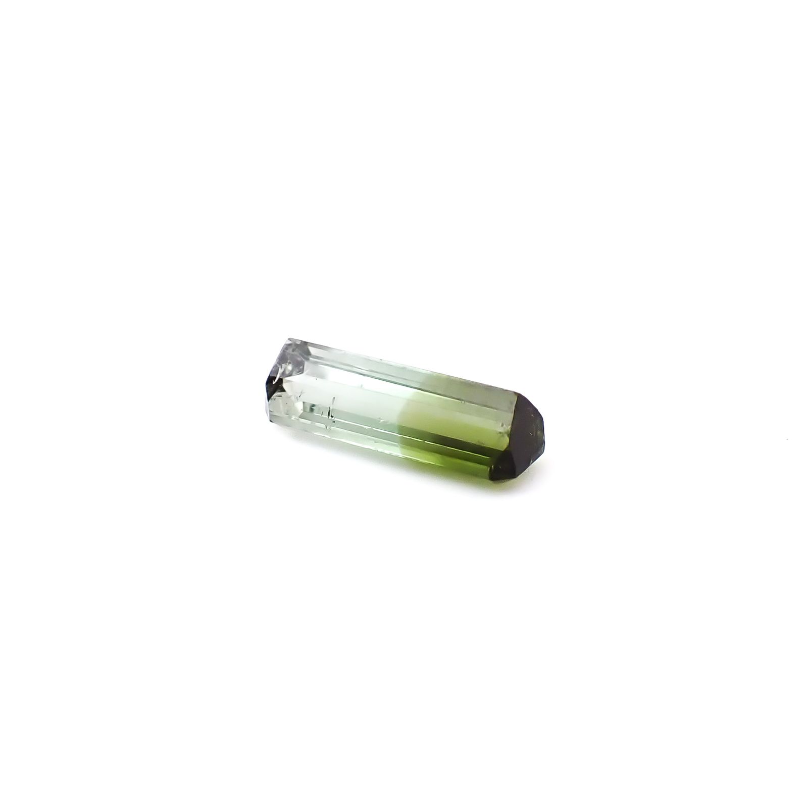 バイカラートルマリン アフガニスタン産 1.37ct / 10.8x3.7mm前後 [260932770]