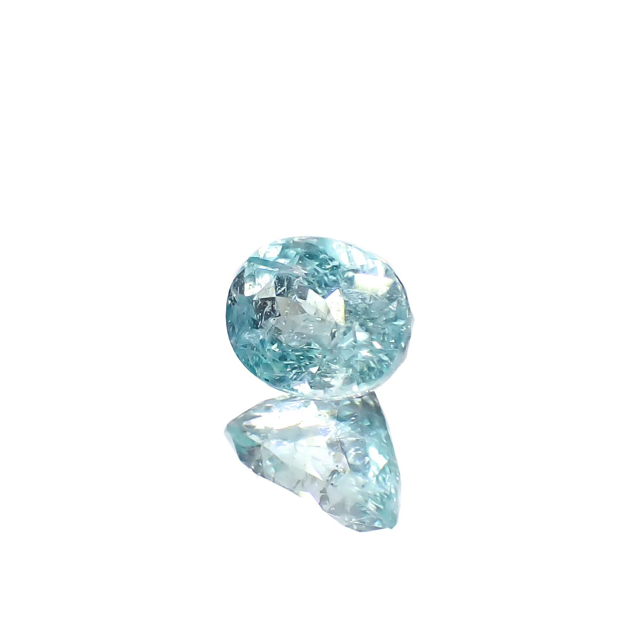 パライバトルマリン モザンビーク産 0.65ct[240928772]5.8x4.4mm前後