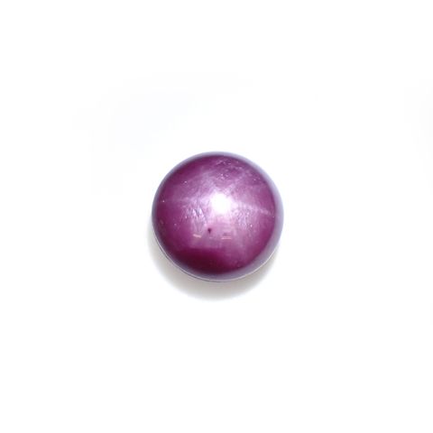 パープルスターサファイア(宝石名パープル・スター サファイア)インド産 4.15ct 識別済[231023891]8x8mm前後