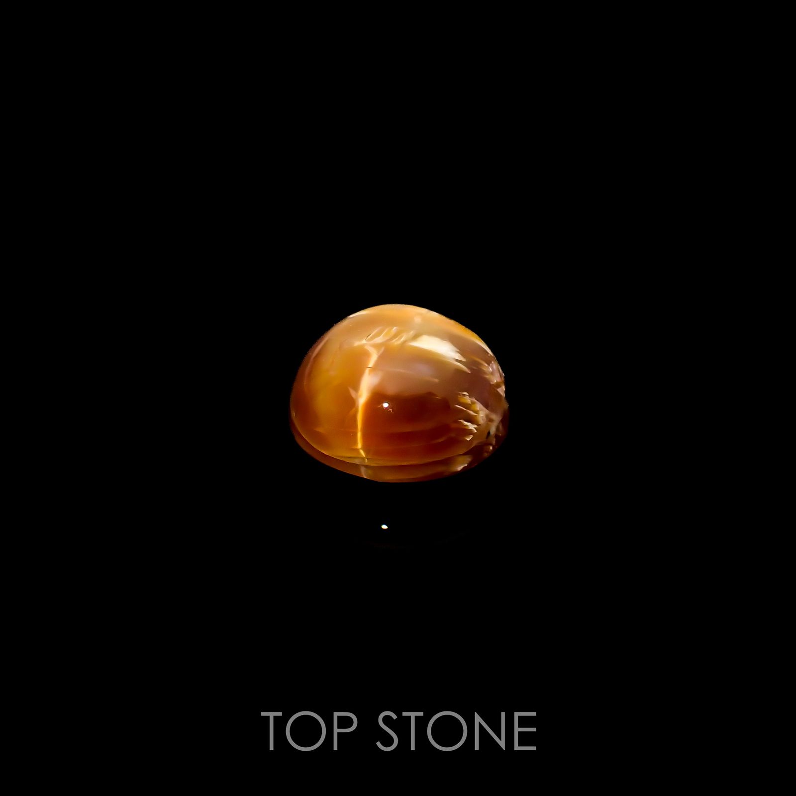オパールキャッツアイ ブラジル・バイーア州産 3.84ct[220917852]10.7x10.7mm前後