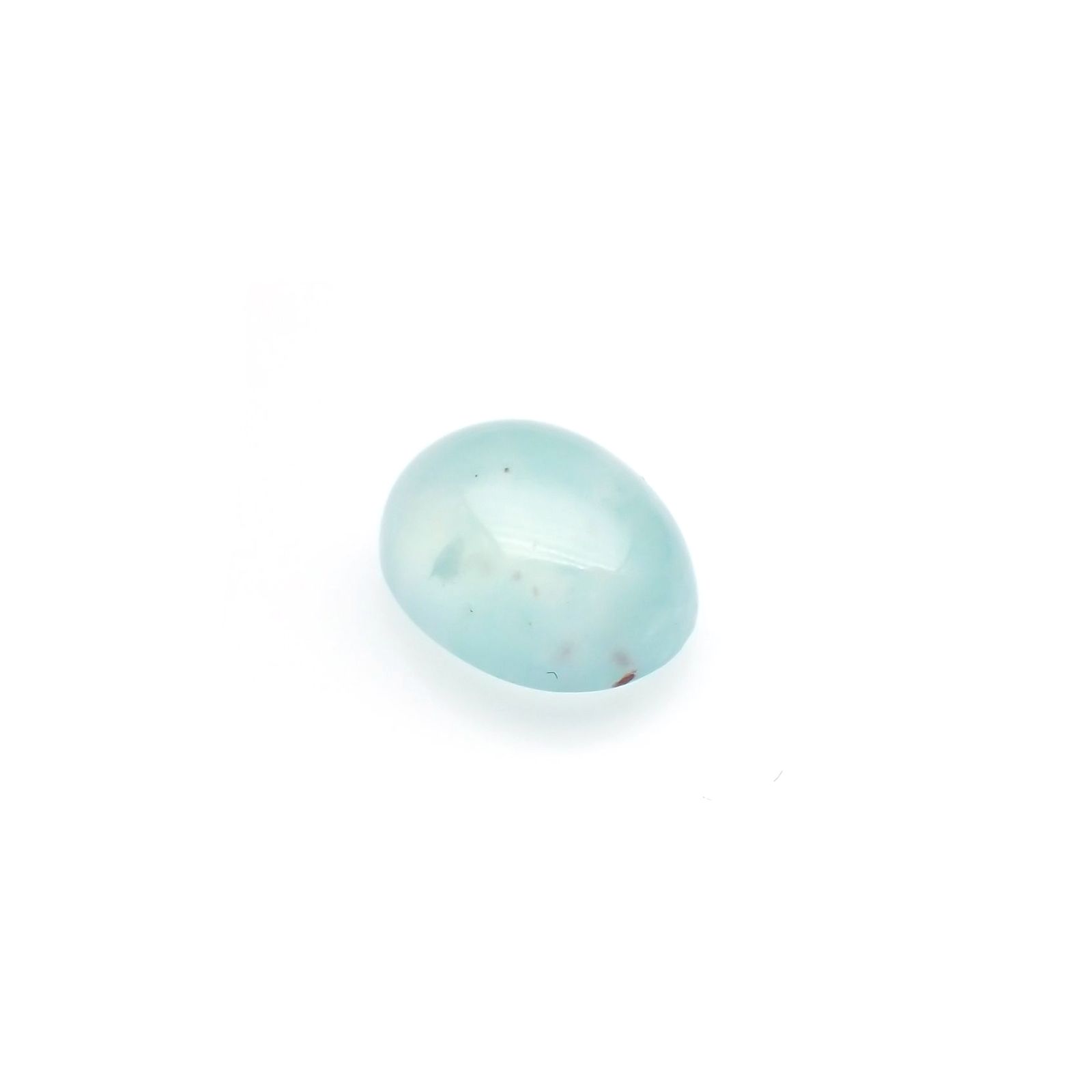アクアプレーズ(宝石名ブルー グリーン・カルセドニー) 南アフリカ産 2.04ct 識別済[210912335]9.1×7mm前後