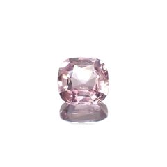 ピンクダイアスポア(宝石名ダイアスポア) アフガニスタン産 ソ付(日独) 1.150ct / 6.5x6.3mm前後 [251112422]