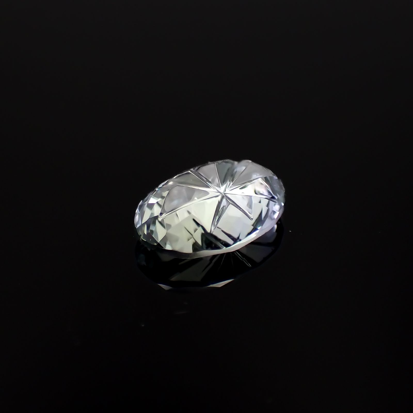 ◇甲州貴石切子Plus Three◇バイカラータンザナイト カード付き(宝石名ゾイサイト)タンザニア産 2.00ct 識別済[230321253]10x7.5mm前後