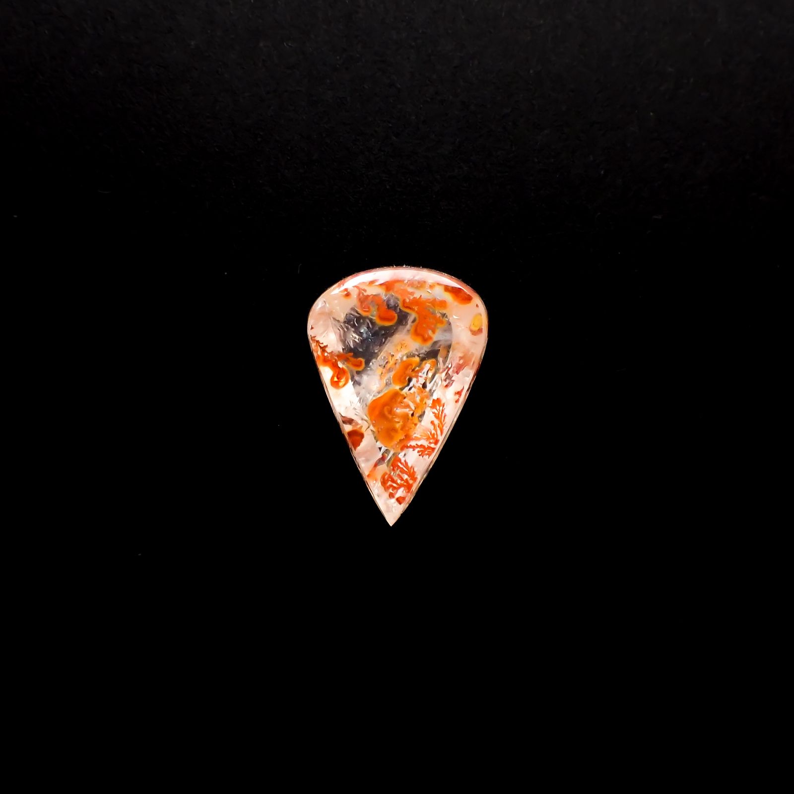 レッドデンドリチッククォーツ ブラジル産 5.68ct[230321128]15.8x11.1mm前後