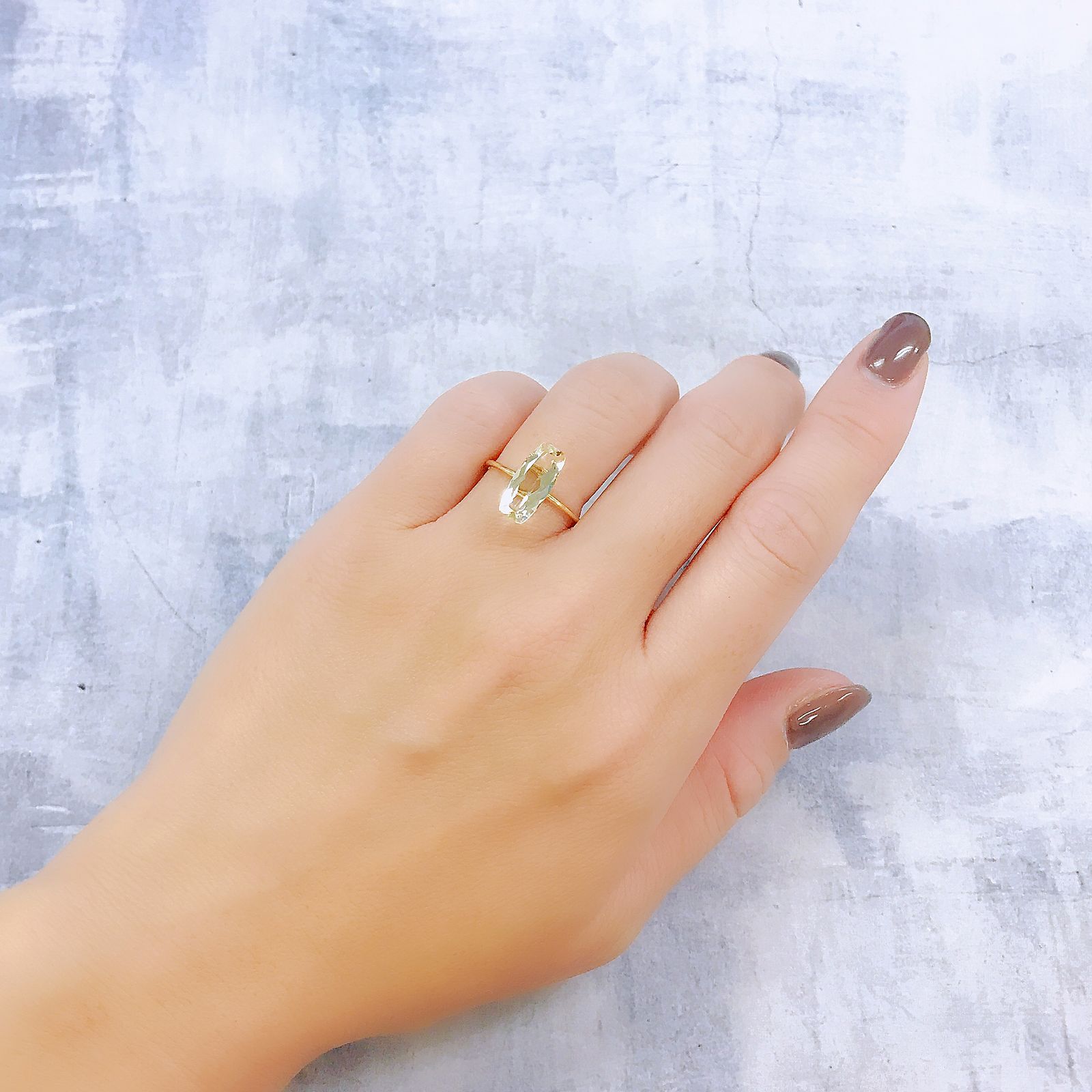 イエロースキャポライト(宝石名イエロー・スキャポライト)ブラジル・ミナスジェライス州産 2.17ct 識別済[220918023]13x5.9mm前後