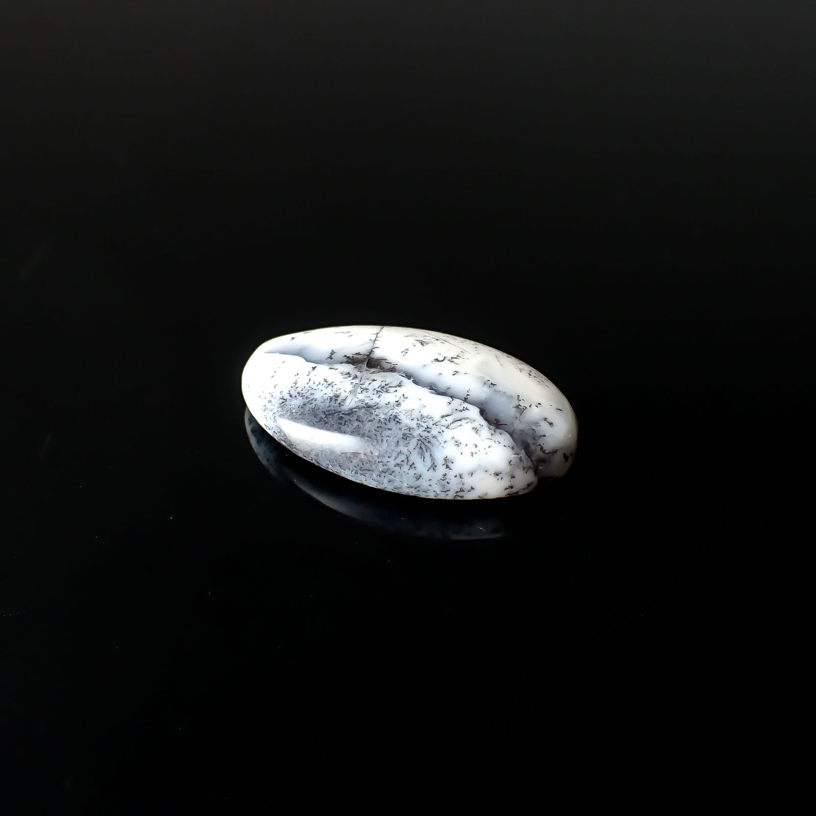 デンドリチックオパール ブラジル産 19.48ct [250931120]27x17mm前後