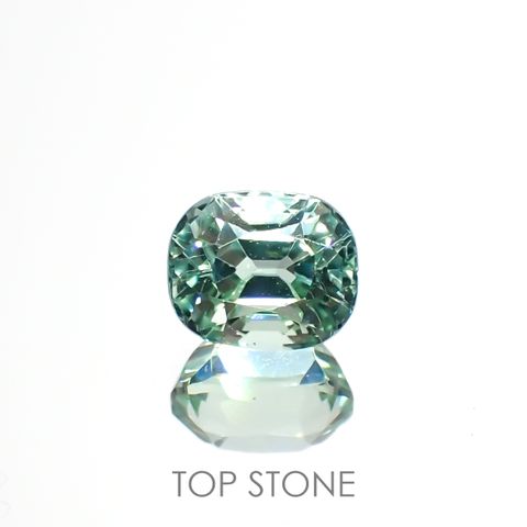 ブルーグリーントルマリン(宝石名トルマリン)アフガニスタン産 0.98ct 識別済[221018341]6.1x5mm前後