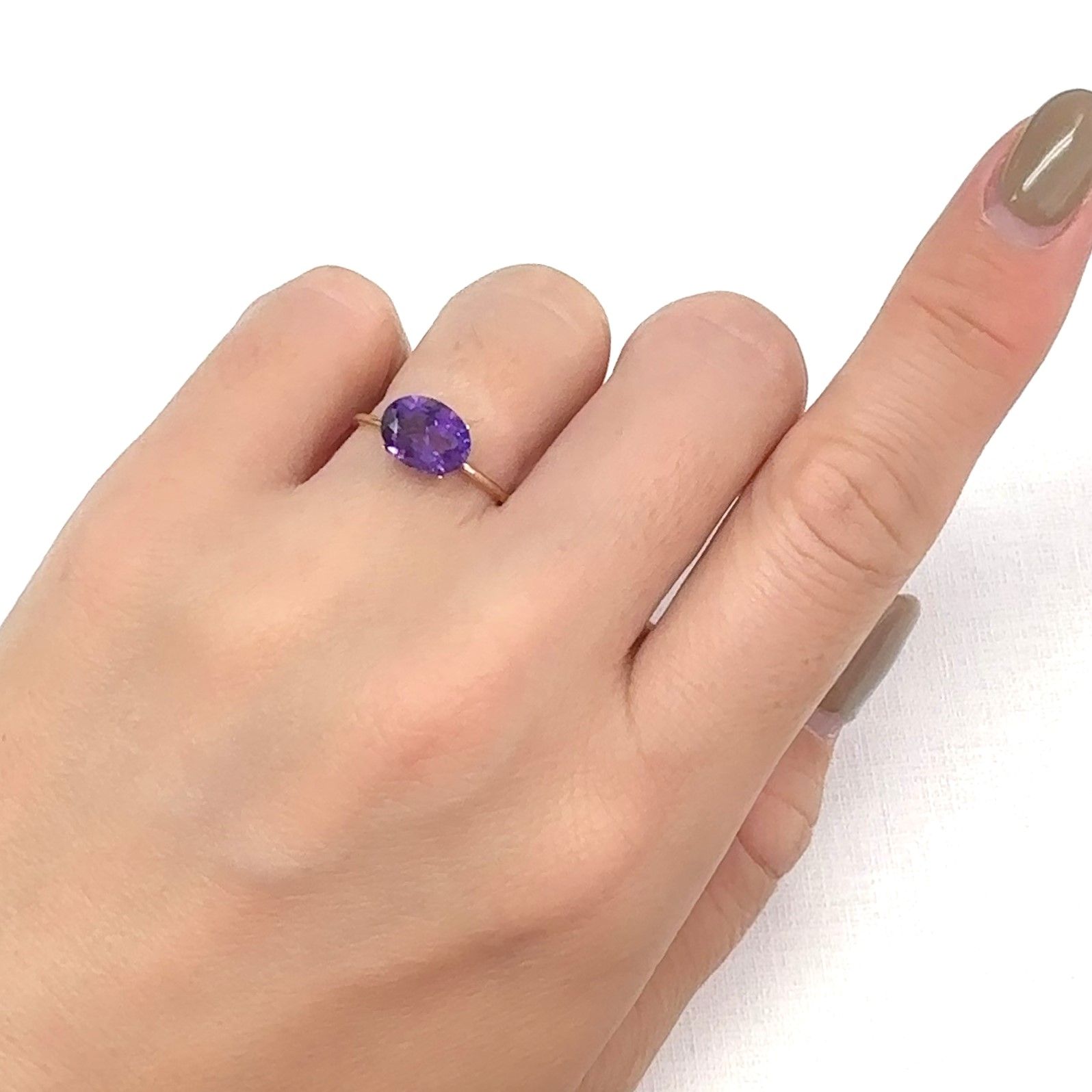 カラーシフトアメジスト ブラジル/ウルグアイ産 1.61ct[240929002]8.9x6.8mm前後